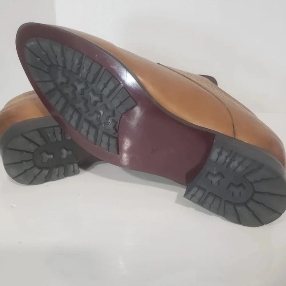 Calto Mens  Brown/Tan Leather Increasing Hight Elevator Dress Shoes,US8. - Picture 8 of 11